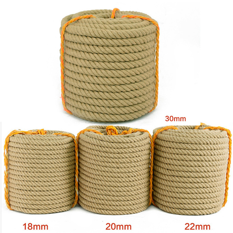 14mm 3mm 6mm 8mm Hot Selling Hemp Netting Bulk Manila Hemp Jute Twine Sisal Rope Natural