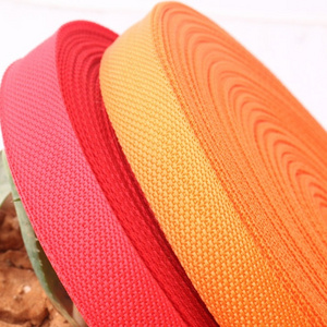 Wholesale Polyester Nylon pp Webbing Colorful Shoulder Strap PP Tape Webbing for Luggage Safety Belt