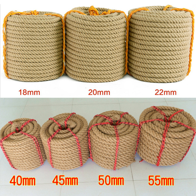 14mm 3mm 6mm 8mm Hot Selling Hemp Netting Bulk Manila Hemp Jute Twine Sisal Rope Natural