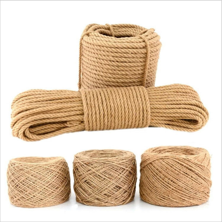 14mm 3mm 6mm 8mm Hot Selling Hemp Netting Bulk Manila Hemp Jute Twine Sisal Rope Natural