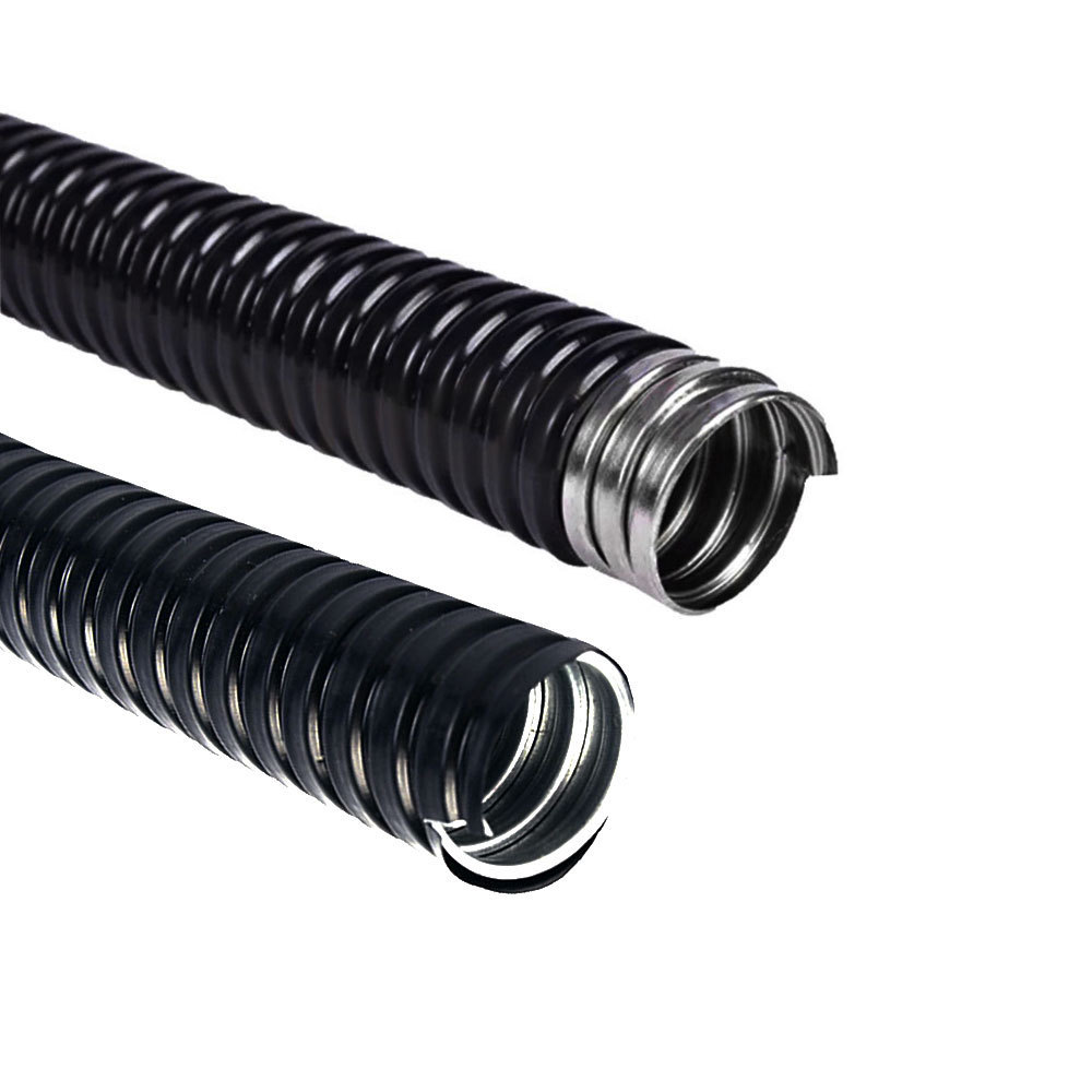 Gi Flexible Conduit PVC coated flexible metallic conduit for electric cable wire protection conduit