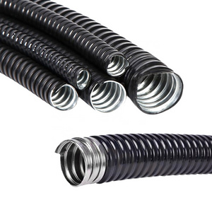 pvc coated galvanized steel flexible conduit for electrical cable wire protection