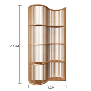 Chinese Eco-friendly Vintage Folding For Home Restaurant Separator Decoration Bamboo Divider Screen