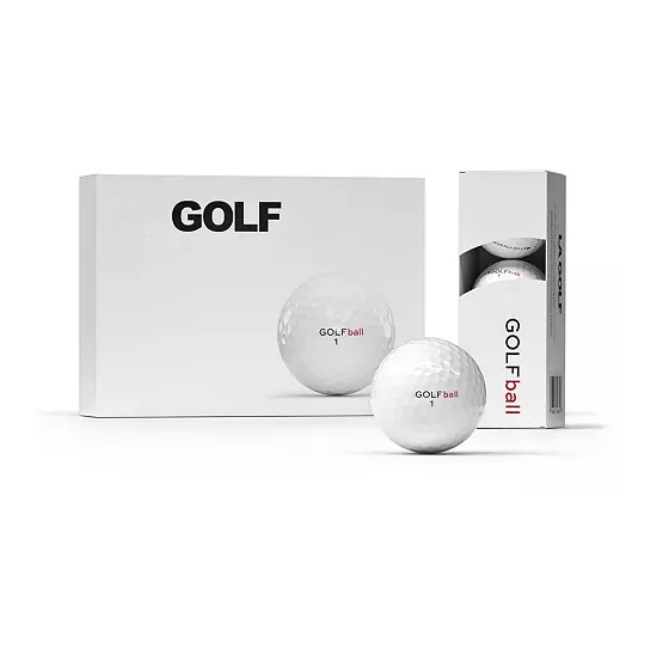 Custom Urethane  3 Pcs Layer Practice Golf Balls 2 3 4 Pieces Tournament Golf Ball Foremost Quality