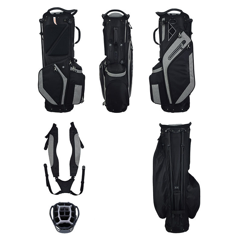 Polyester 14 Ways Divider OEM Golf Stand Bags Custom Print Golf Accessories Wholesale Golf Bags