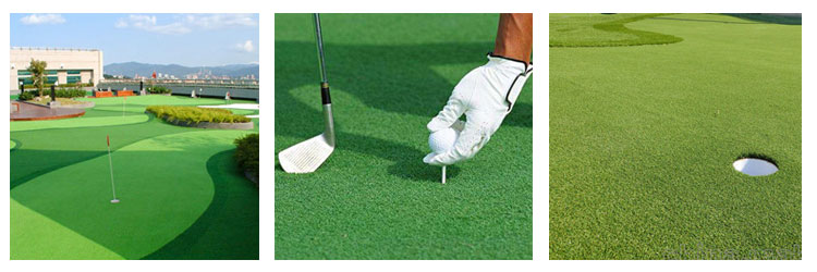 Large Size Custom logo Club Course Portable Golf Training Mat Artificial Grass Mini Golf Putting Green