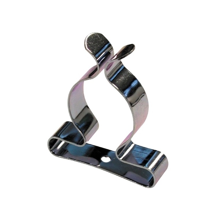 QiangSheng metal stamping U-shaped heavy duty stainless steel spring retaining clips large metal spring clip