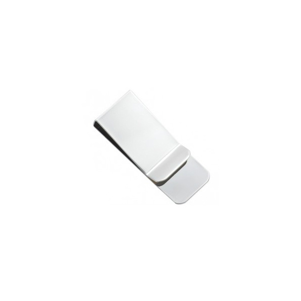 Factory OEM fabrication customized silver color stainless steel aluminum small metal usb clip