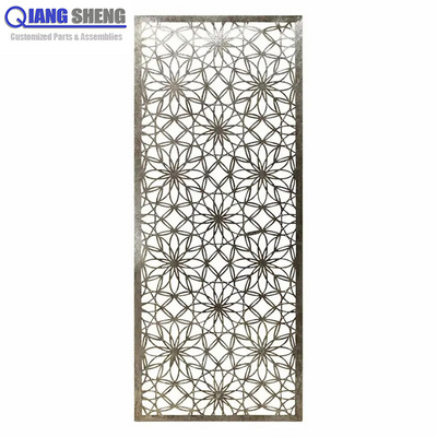 Custom decorative laser cut fence panels laser cut aluminum panel laser cut metal panel for balconies