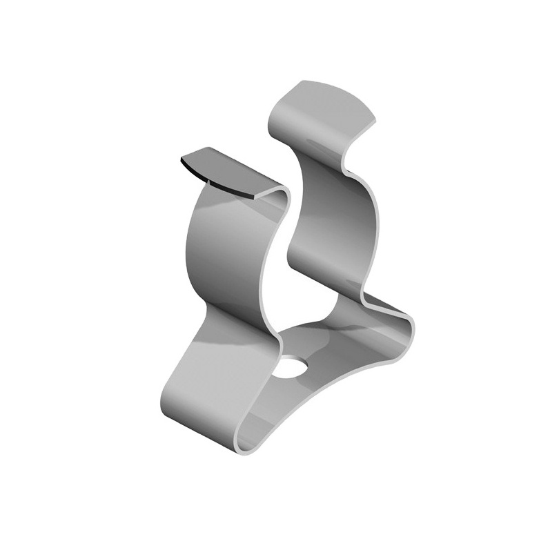 QiangSheng metal stamping U-shaped heavy duty stainless steel spring retaining clips large metal spring clip