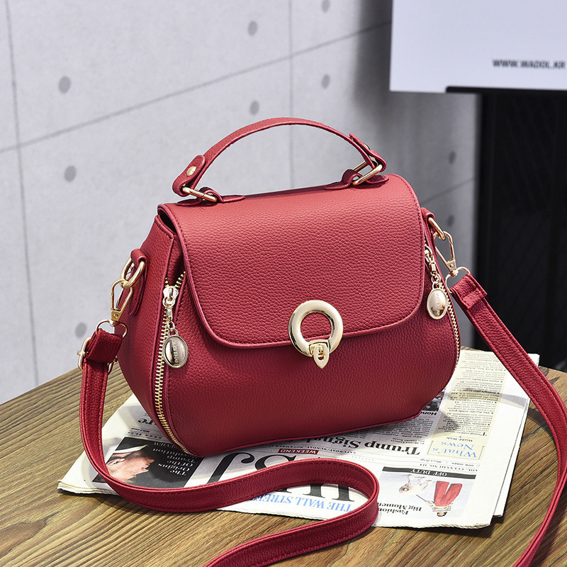 Custom DF9100 Popular 2019 lady leather hand bags Leather Hand Bag-Wholesale Handbag with high quality women handbags From China manufacturer