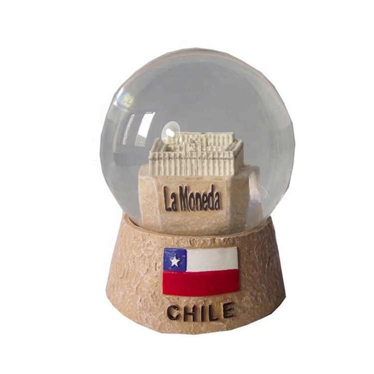 Resin custom human girls snow globe souvenir snowball