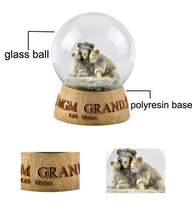 Italy sicilia souvenir custom human christmas resin snow globe kit souvenir crafts