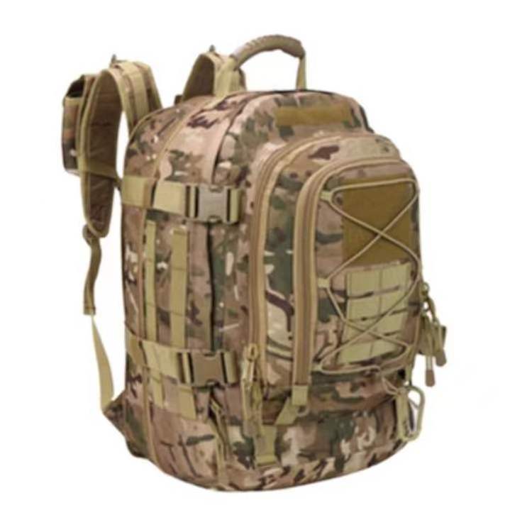 Factory hot sale outdoor hiking backpack men and women large capacity multi-function backpack camouflage polyester shoulder bag