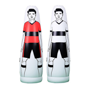 Soccer inflatable wall training dummy obstacles soccer training aids equipment free kick dummy wall 175cm