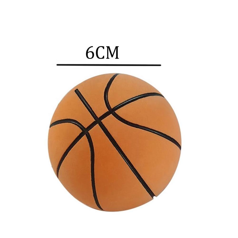 Factory Wholesale Customized Indoor/Outdoor Basketball Squeezable Bouncy Training Ball Adults Children Adult Decompression Toys