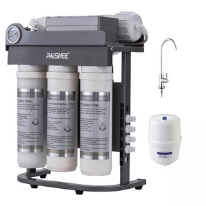 RO100G RO System Auto Clean Reverse Osmosis KDF GAC Alkaline Water Filter US Technology Purifier for Home Use Electric