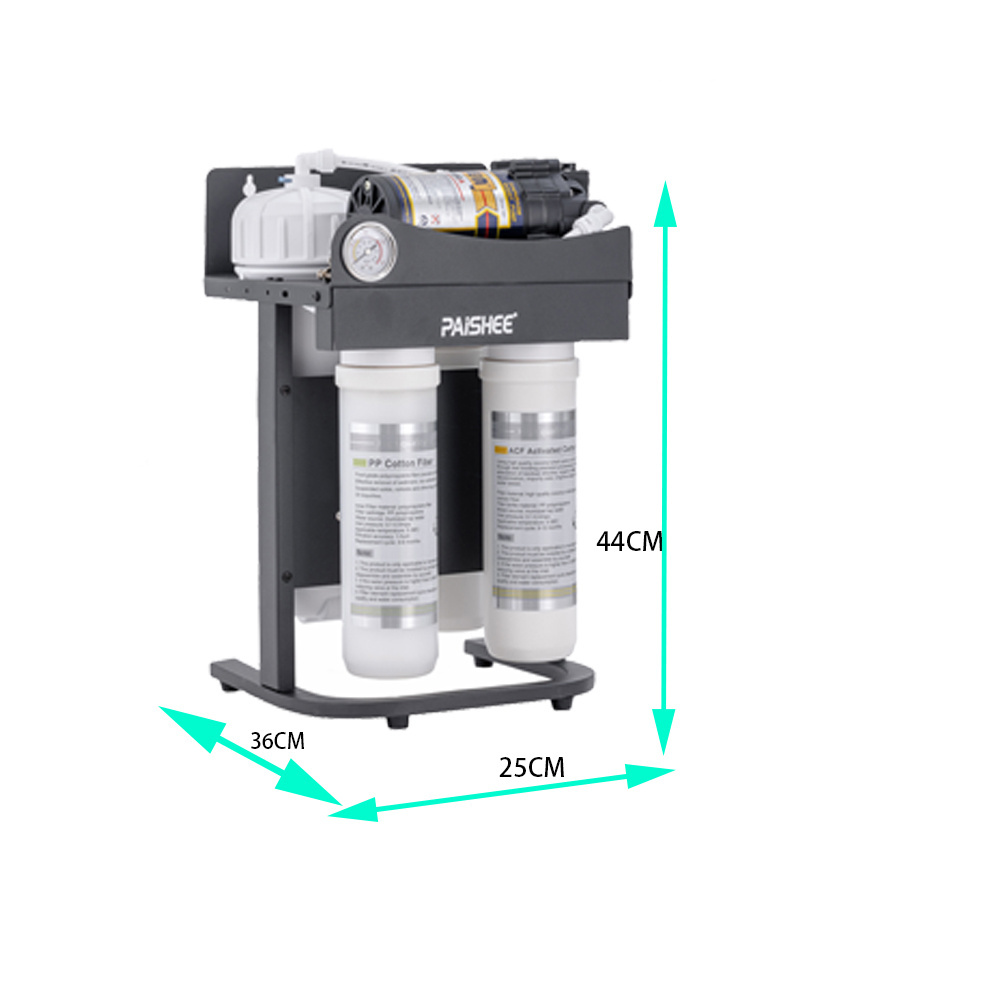 1000GPD RO System purifier  quick connect Tank less Reverse osmosis OEM KDF mineral Alkaline water filter for home use