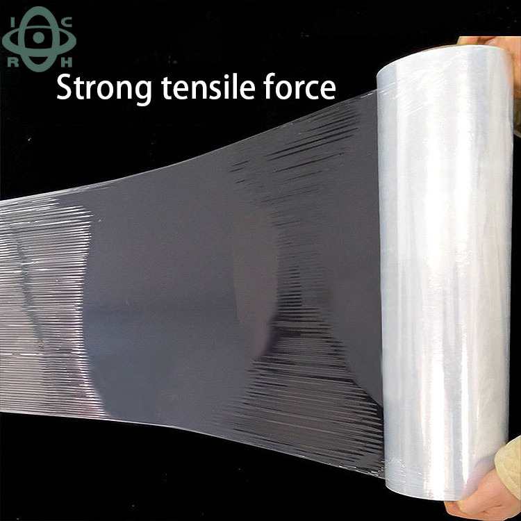 Transparent Pallet Wrap LLDPE PE Stretch Wrap film transparent Plastic Wrap For Pallet packing