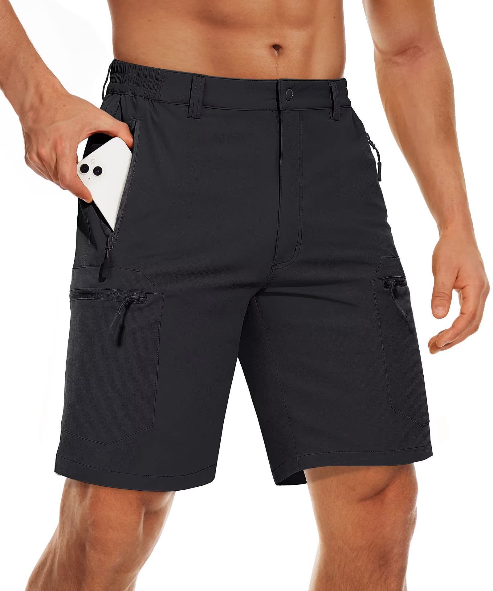 Custom Wholesale Men Outdoor Casual Hiking Cargo Sport Wear Shorts Pockets Jogger Sweat Active Cargo Shorts For Oem