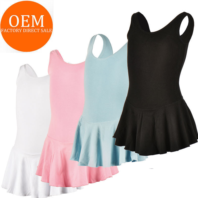 Custom Logo Tank girls Ballet Skirts Leotards Wholesale Dance Ballet Leotards Children