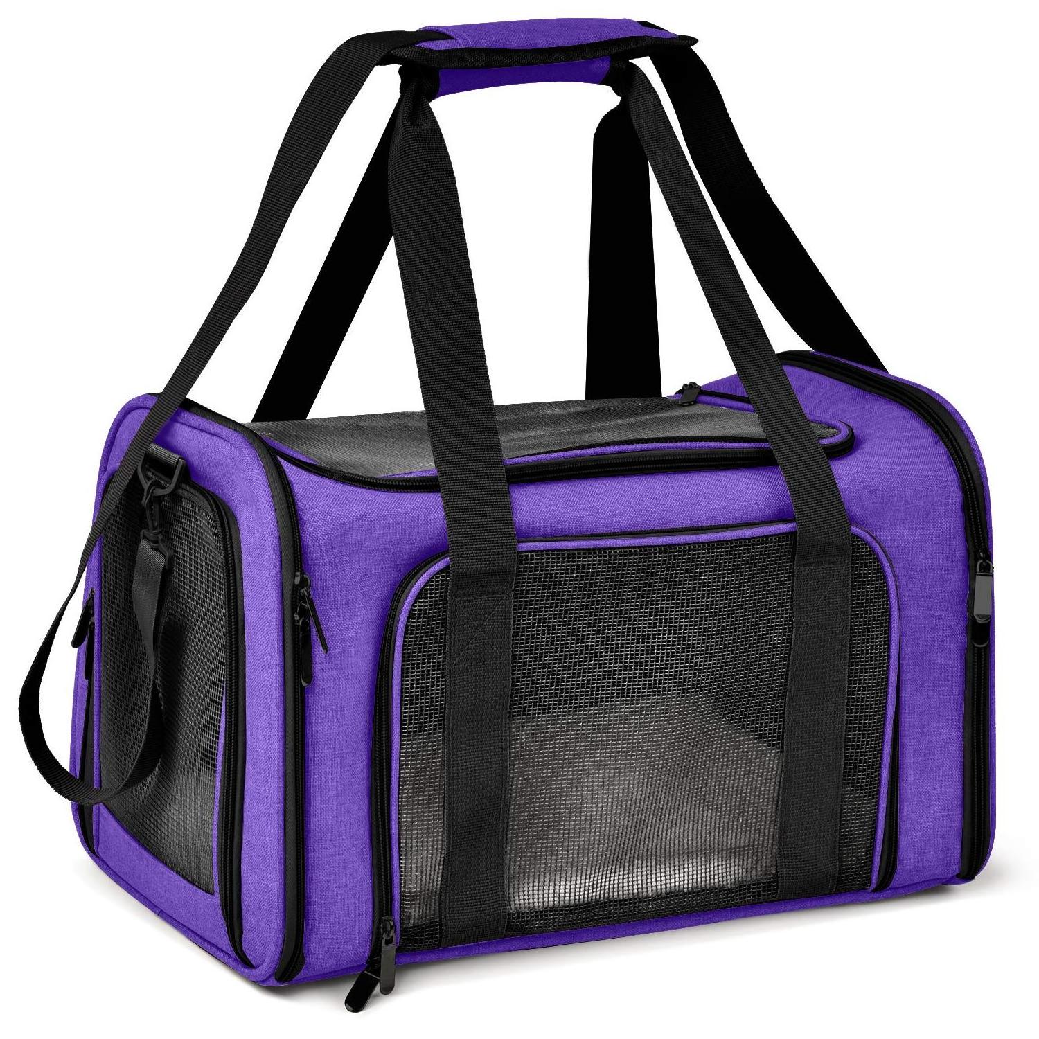 Cat Carriers Dog Carrier Pet Carrier for Small Medium Cats Dogs up to 15 Lbs, Soft Sided, Collapsible Travel Puppy Carrier