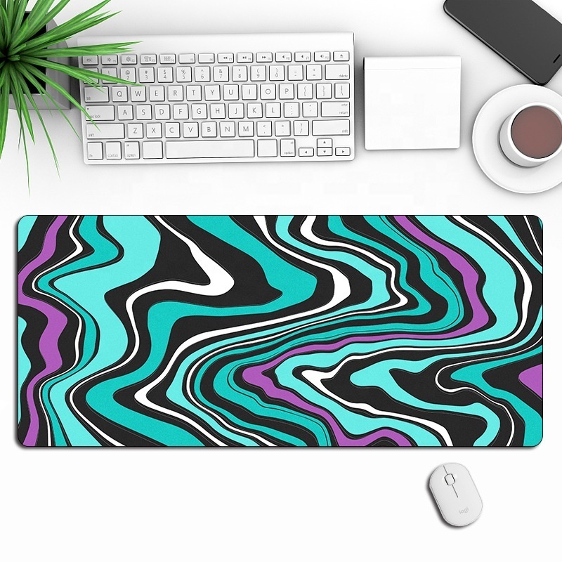 customized large gaming creative custom size mouse pad design PC Desk Mat keyboard Mats heat transfer press mouse pad for women