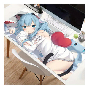 Anime Cute Cat Girl Big Mouse Pad Office Supplies full sexy photos girls mouse mat