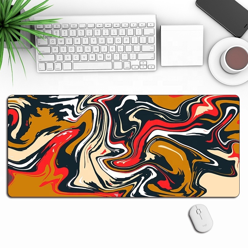 customized large gaming creative custom size mouse pad design PC Desk Mat keyboard Mats heat transfer press mouse pad for women