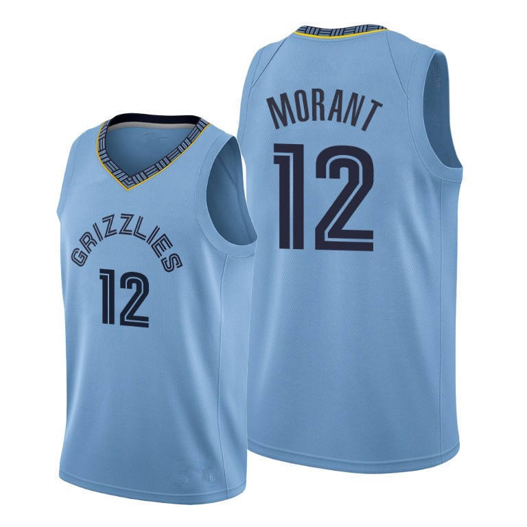 Ja Morant Memphis Jerseys Ja Morant Memphis Stitched American Basketball Team Jersey Shorts Wholesale Ready To Ship- Navy