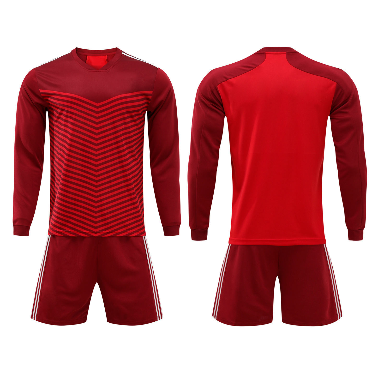 proveedor camisetas futbol soccer training tops uniform football jersey man striped tracksuit soccer wear