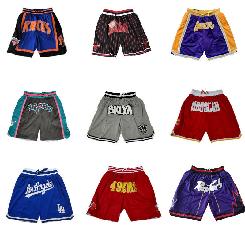 High Quality Wholesale Justdon Embroidered Breathable Mesh Quick Dry Basketball Shorts Just Don Sport Pants