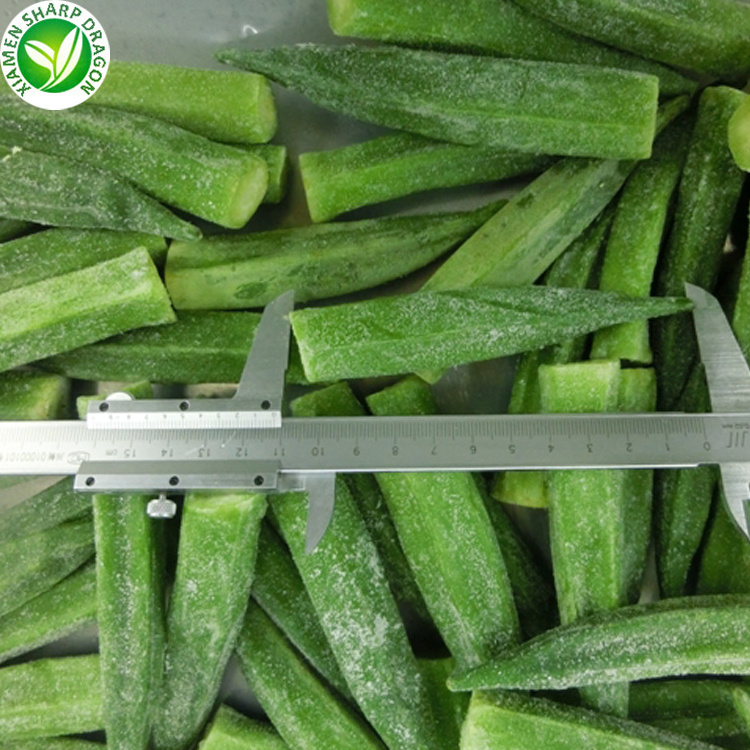 Vegetable Iqf Frozen Freezing Organic Fresh whole Best Okra chopped cut sliced for Sale Wholesale Prices China Manufacturers