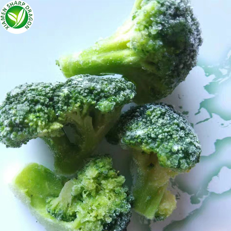 Frozen fresh raw Chopped Cuts Tenderstem Riced Broccoli Florets with IQF blanching and freezing Best Bulk Organic Vegetables