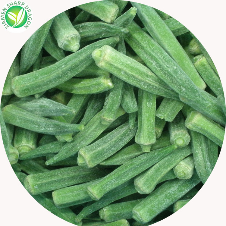 2023 Best Sale Organic healthy food Vegetables Frozen Okra