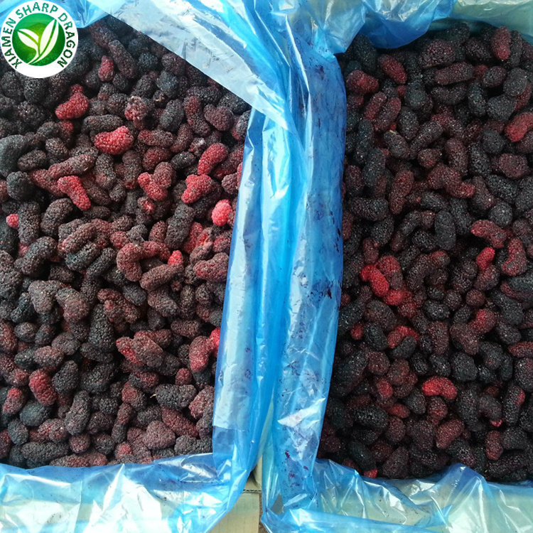 Wholesale organic fresh black frozen mulberry fruit in prices