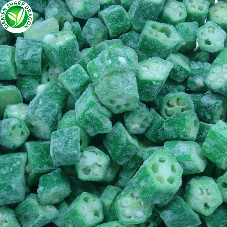 Vegetable Iqf Frozen Freezing Organic Fresh whole Best Okra chopped cut sliced for Sale Wholesale Prices China Manufacturers