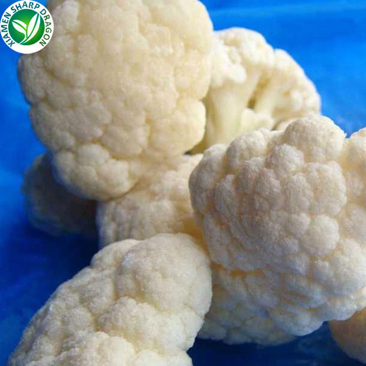 IQF Frozen Best Fresh White Freezing Organic riced Cauliflower Florets Broccoli Veggies Chunk Diced Block Cube Bulk in bag