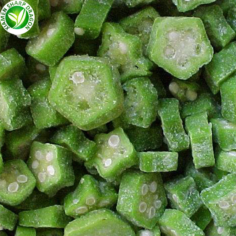 Vegetable Iqf Frozen Freezing Organic Fresh whole Best Okra chopped cut sliced for Sale Wholesale Prices China Manufacturers