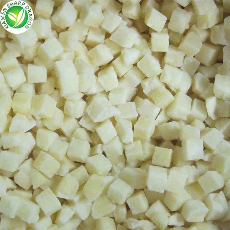 10kg China Natural Cube Peeled Potato a Grade EDIBLE SD Bulk Packaging FROZEN Frozen French Fries Strip / Cube 10 Kg IQF 2YEAR