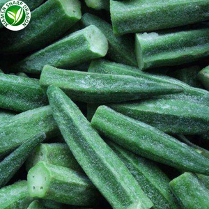 IQF Import organic green vegetable frozen okra with best prices