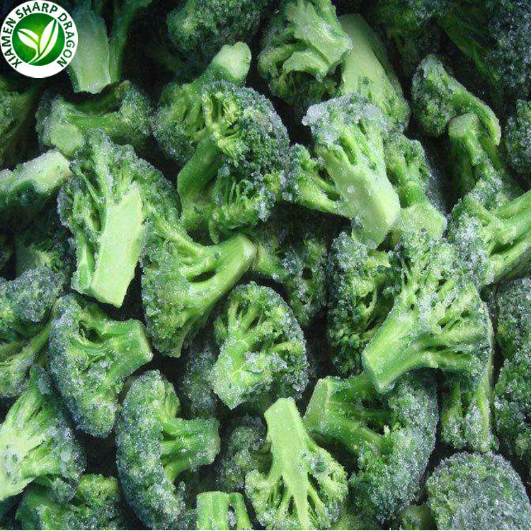 IQF Bulk Cheap Grade A Export Wholesale High Quality Organic IQF Frozen Broccoli Stems Florets