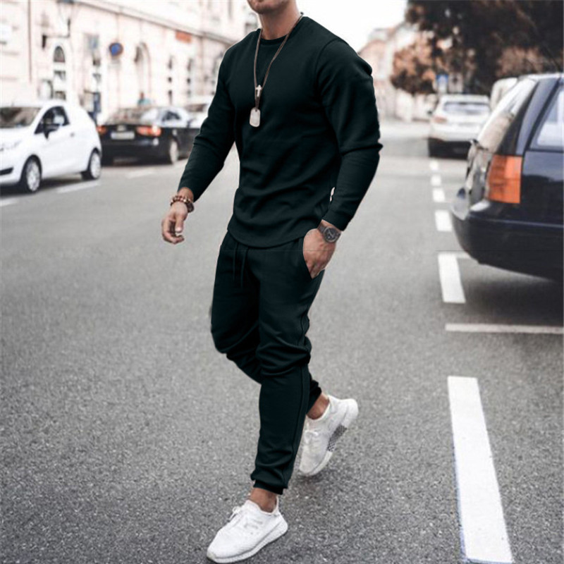 Custom Logo New Men's T-shirts 2023 Sportswear Two-piece Set Fashion Casual Polyester Tracksuits