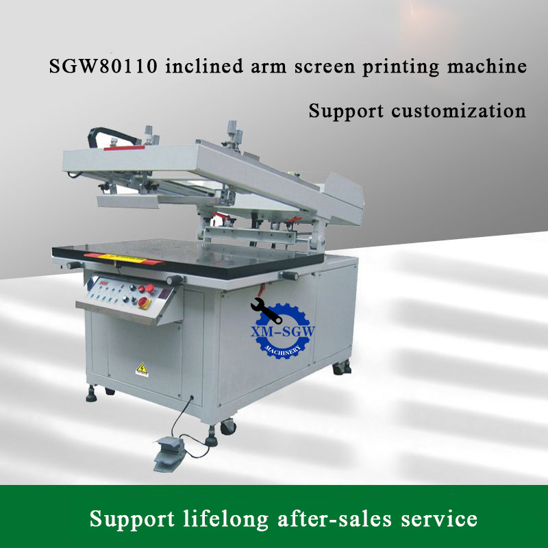 Factory Custom Oblique Arm Serigraphy Automatic Silk Flat Screen Printing Machine For Sale