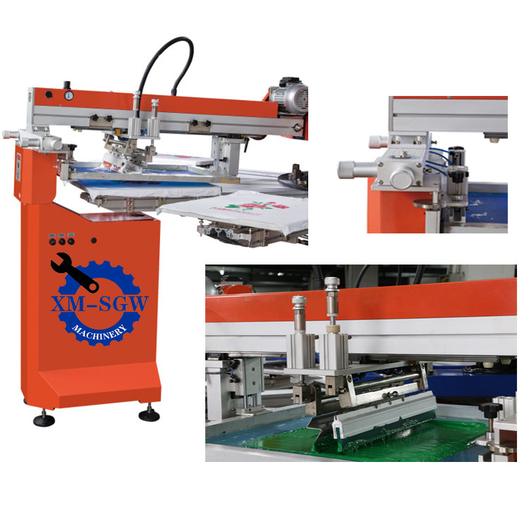 Best Price 8 Color Station Silk Screening Screenprint Press Diy T- Shirt Printer Rotate Screen Printing Machine