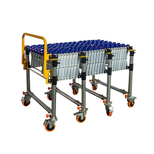 Cheap price Wholesales high quality Flexible Manual roller conveyor Telescopic Skate Wheel roller conveyor