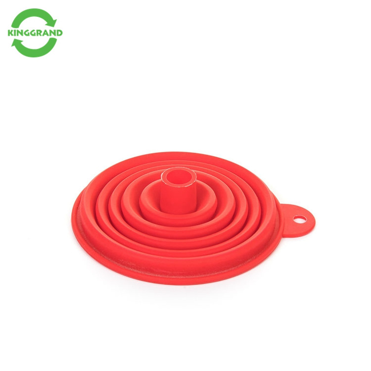 hot sale foldable oil funnel silicone collapsible funnel