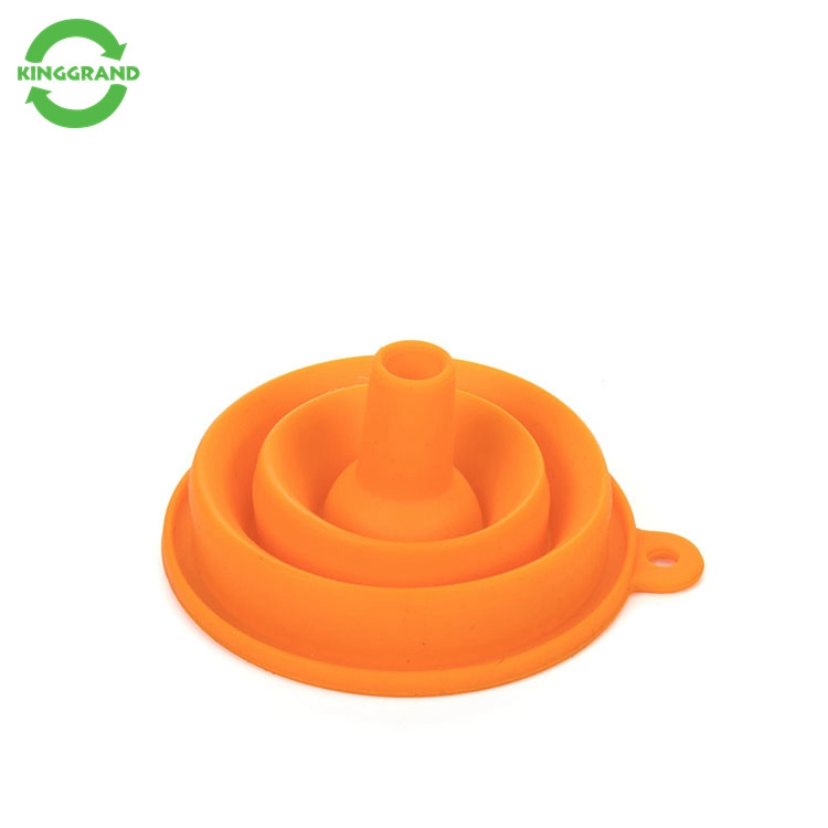 hot sale foldable oil funnel silicone collapsible funnel