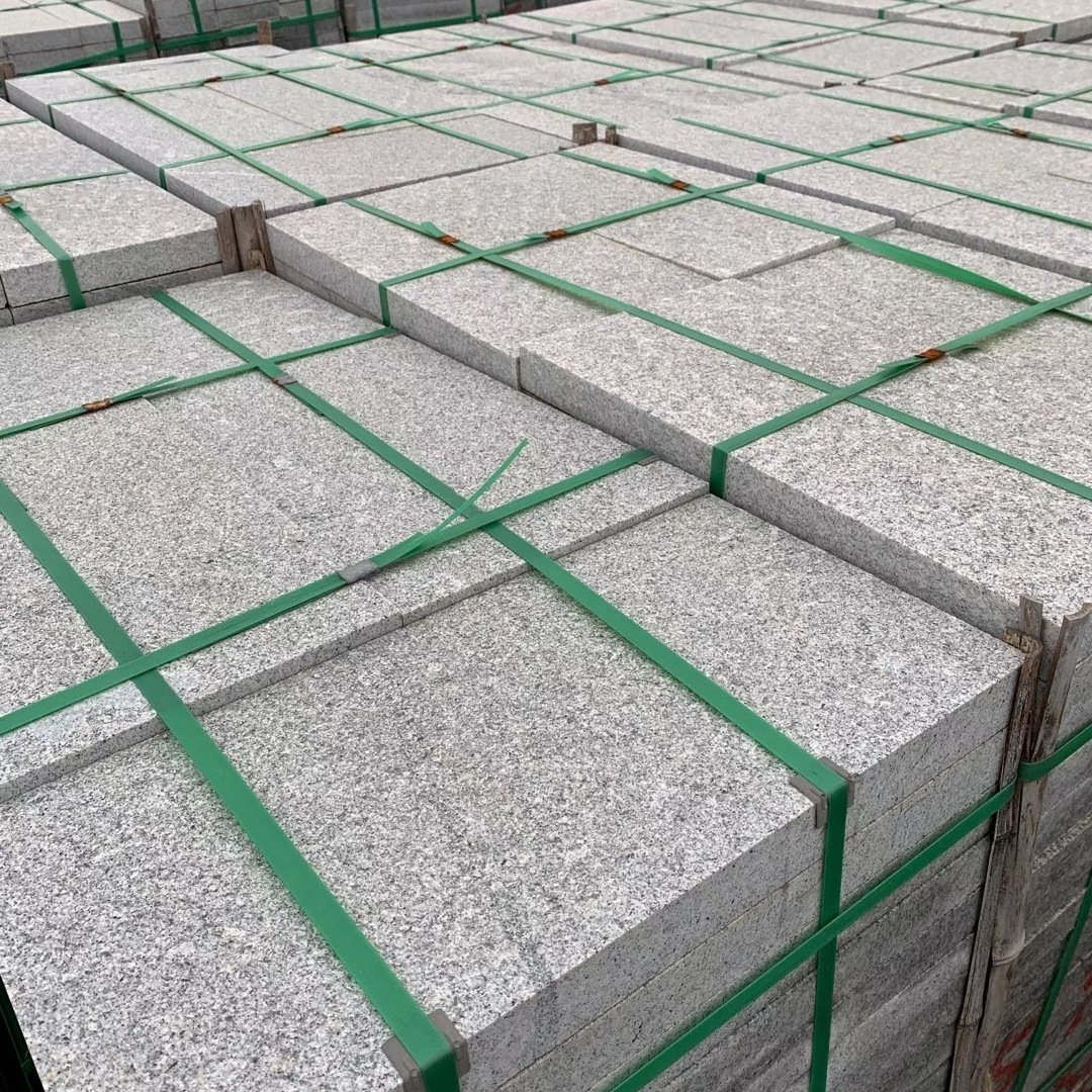 Grey Granite Paving for Stone Floor Tiles Granite Slab Sesame Gray Cheap Granite Tiles