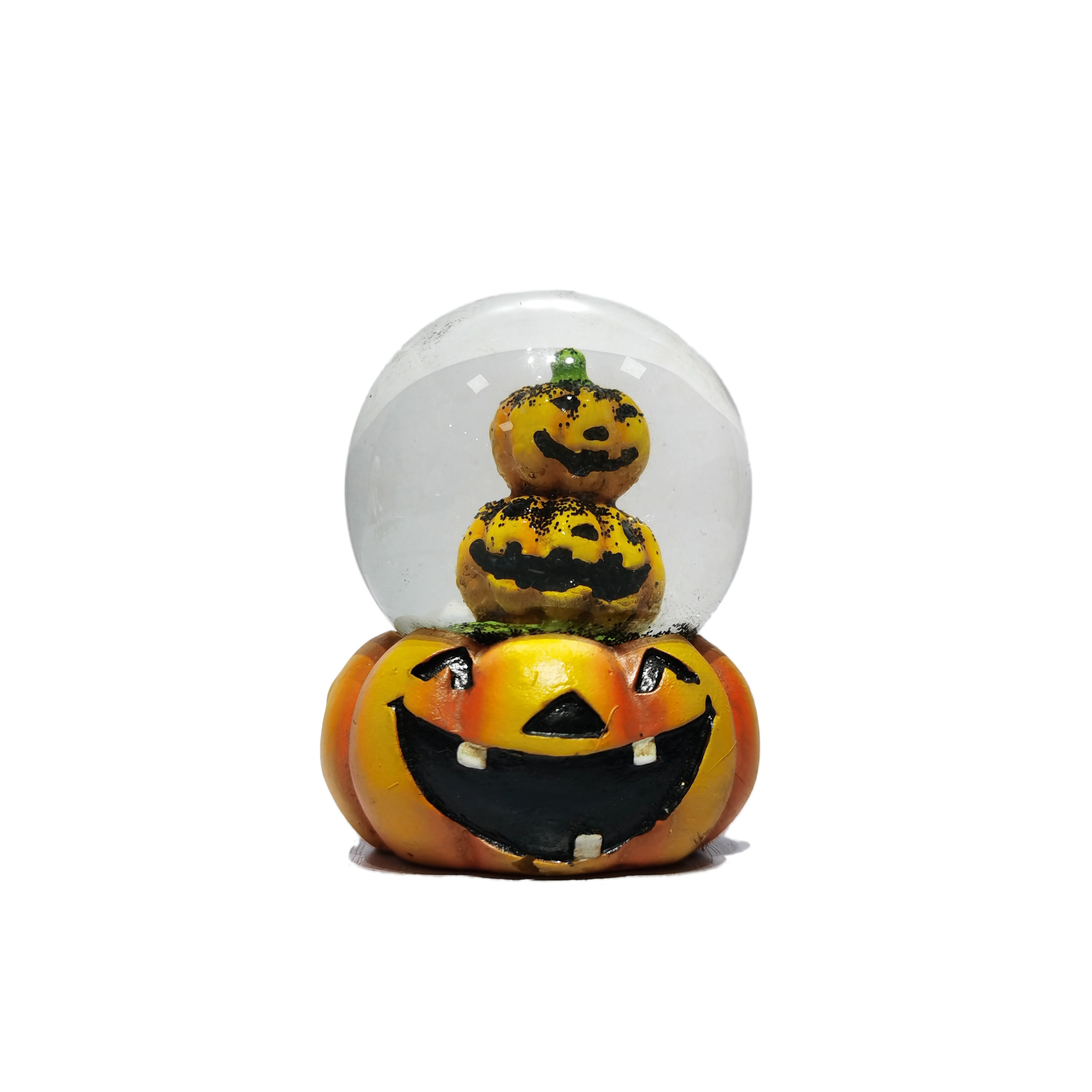 Halloween Festival Party Decorations Carved Pumpkin Lantern Water Snow Globe Figurines